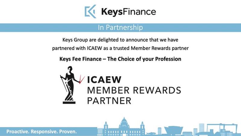  Keys Finance are delighted to announce the launch of their partnership with ICAEW 